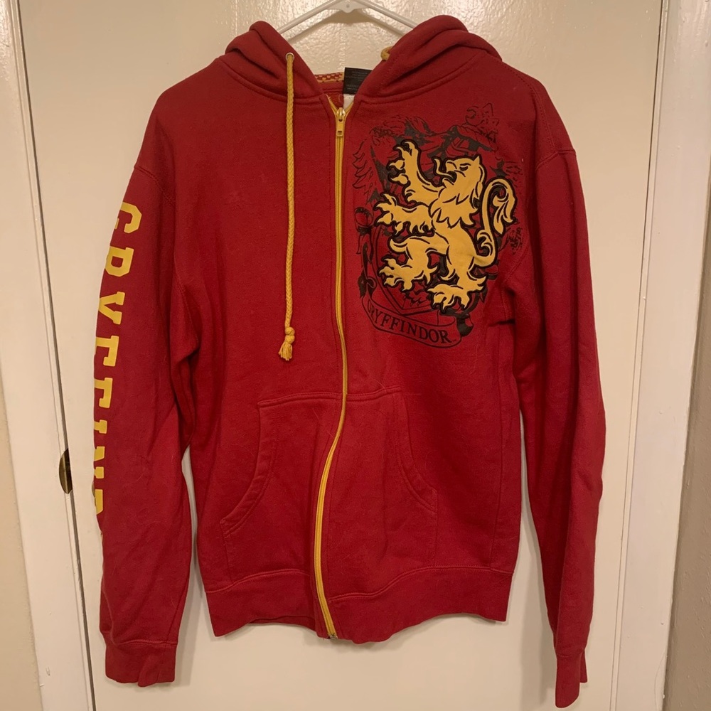 Harry Potter Gryffindor zip up hoodie